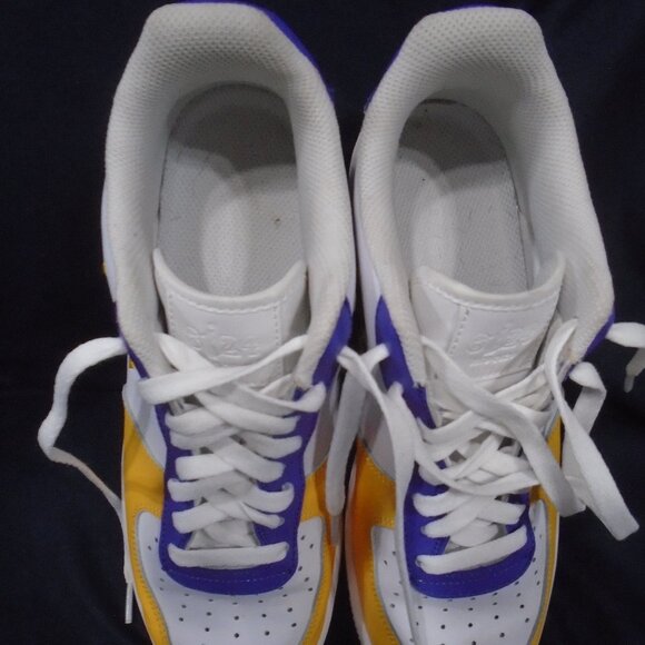 Kobe Bryant Los Angeles Lakers Purple and Gold Leather Shoes Sneakers main image 6